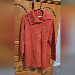 Laura Ashley Rust Knit Cardigan